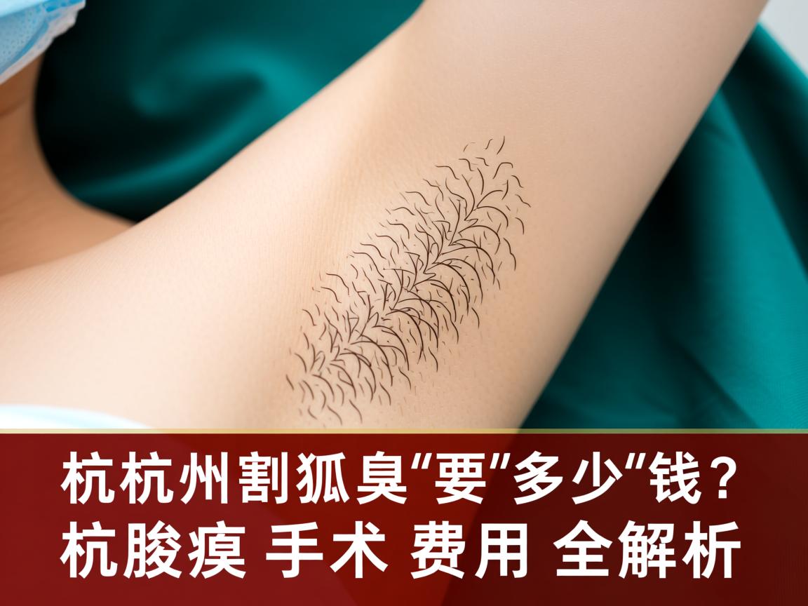 杭州割狐臭要多少钱?杭州腋臭手术费用全解析 杭州割狐臭要多少钱?杭州腋臭手术费用全解析