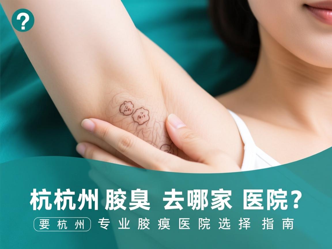 杭州腋臭去哪家医院？杭州专业腋臭医院选择指南