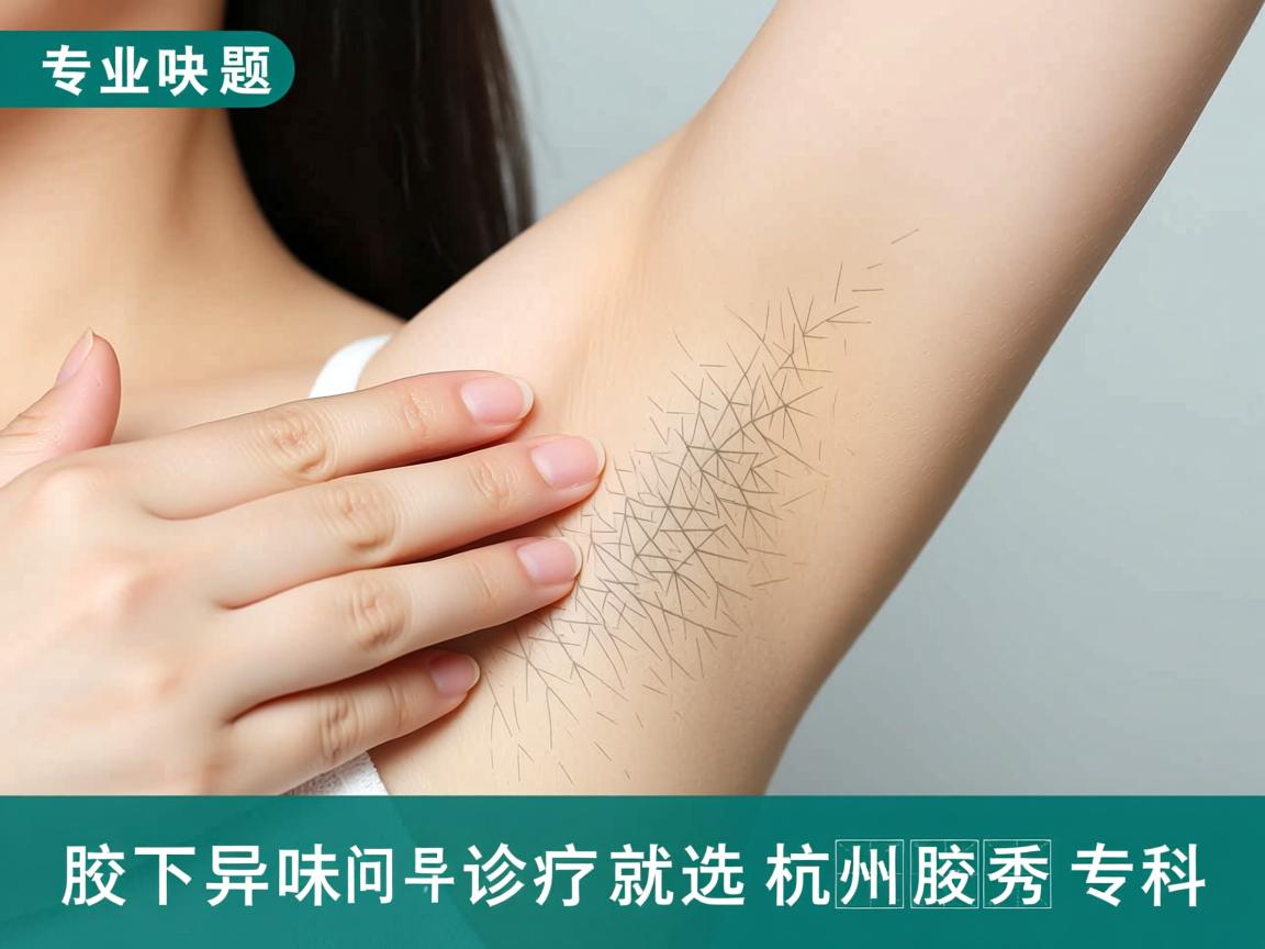 专业解决腋下异味问题，腋下异味诊疗就选杭州腋秀专科