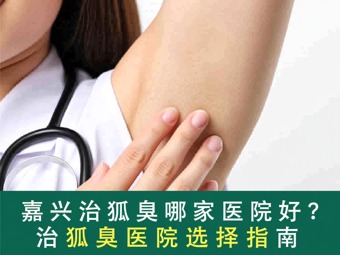 嘉兴治狐臭哪家医院好？治狐臭医院选择指南