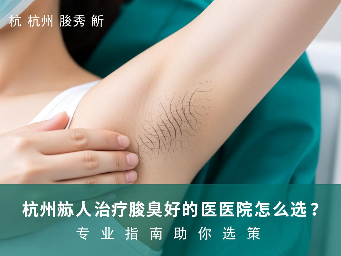 杭州腋秀解析,杭州治疗腋臭好的医院怎么选?专业指南助你决策 杭州腋秀解析,杭州治疗腋臭好的医院怎么选?专业指南助你决策