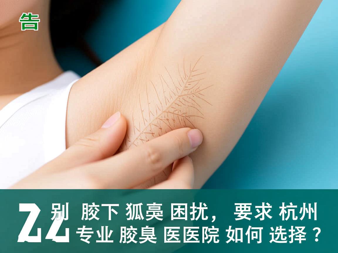 告别腋下狐臭困扰,杭州专业腋臭医院如何选择? 告别腋下狐臭困扰,杭州专业腋臭医院如何选择?