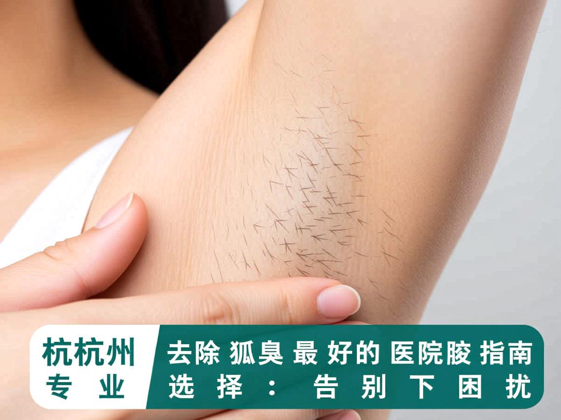 杭州去除狐臭最好的医院指南，专业选择，告别腋下困扰