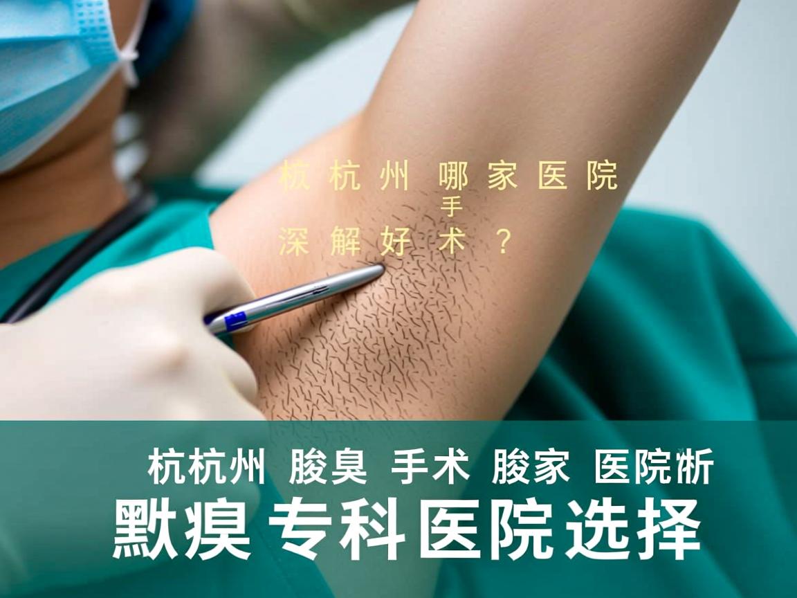 杭州腋臭手术哪家医院好?深度解析杭州腋臭专科医院选择 杭州腋臭手术哪家医院好?深度解析杭州腋臭专科医院选择