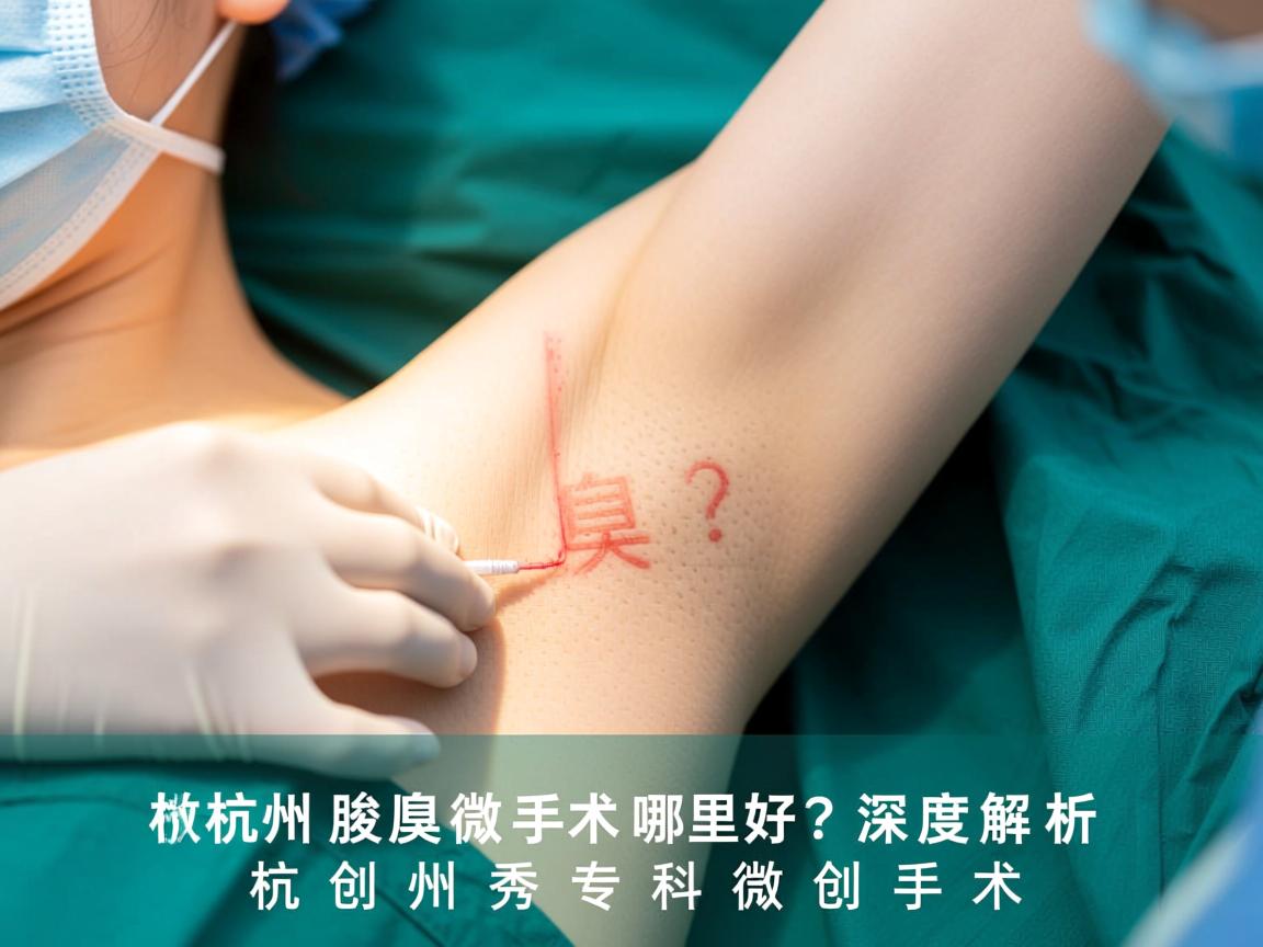 杭州腋臭微创手术哪里好？深度解析杭州腋秀专科微创手术
