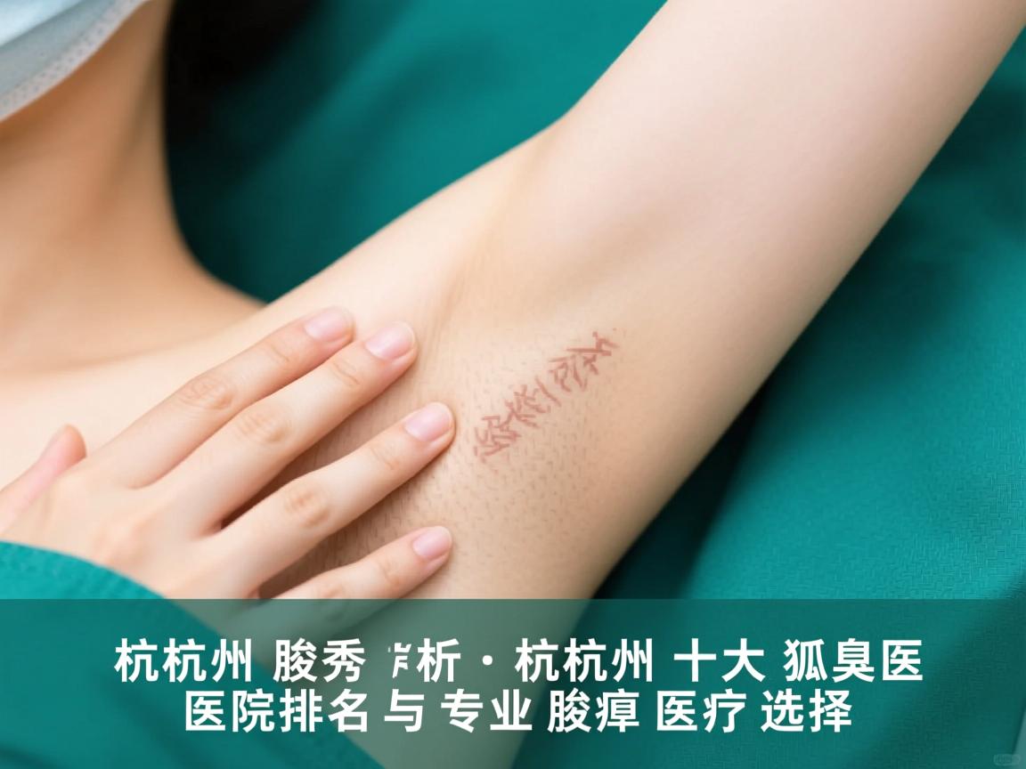 杭州腋秀解析，杭州十大狐臭医院排名与专业腋臭医疗选择