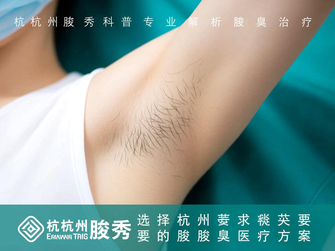 杭州腋秀科普，专业解析腋臭治疗，选择杭州腋秀的腋臭医疗方案