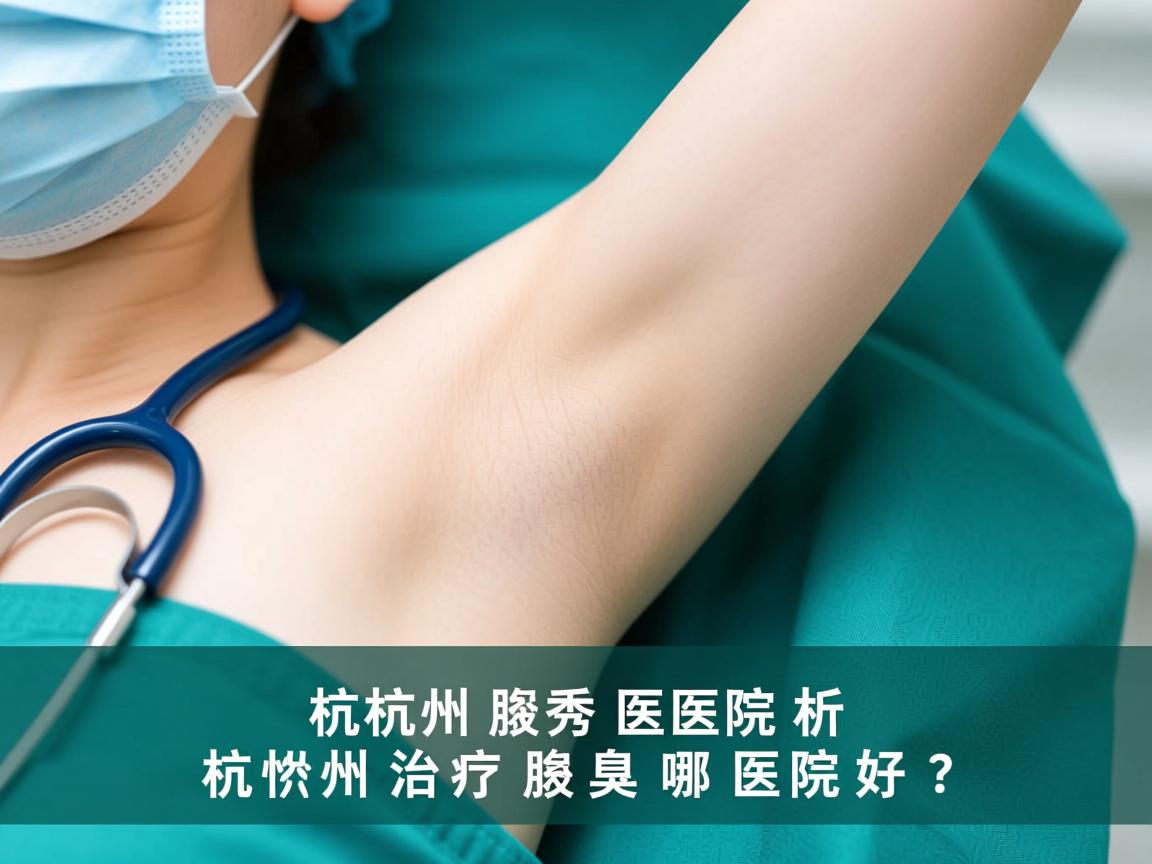 杭州腋秀医院解析，杭州治疗腋臭哪家医院好？