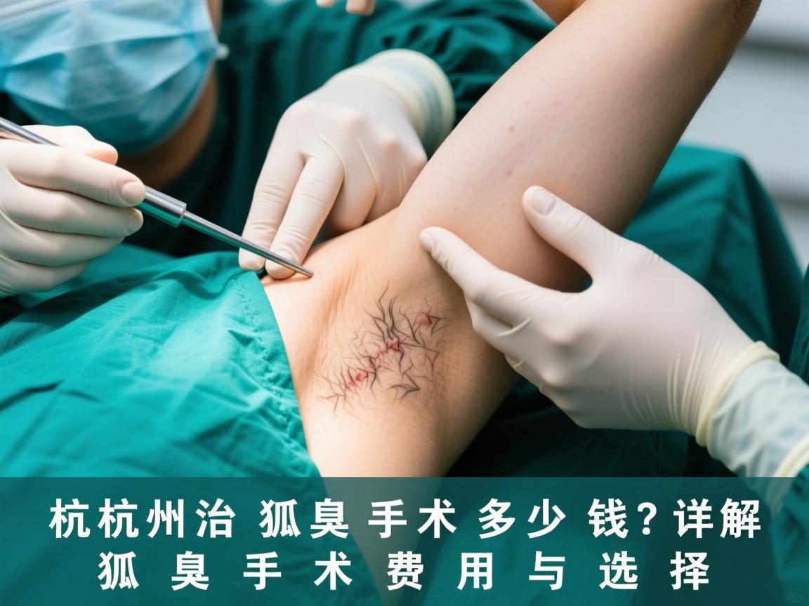 杭州治狐臭手术多少钱？详解狐臭手术费用与选择