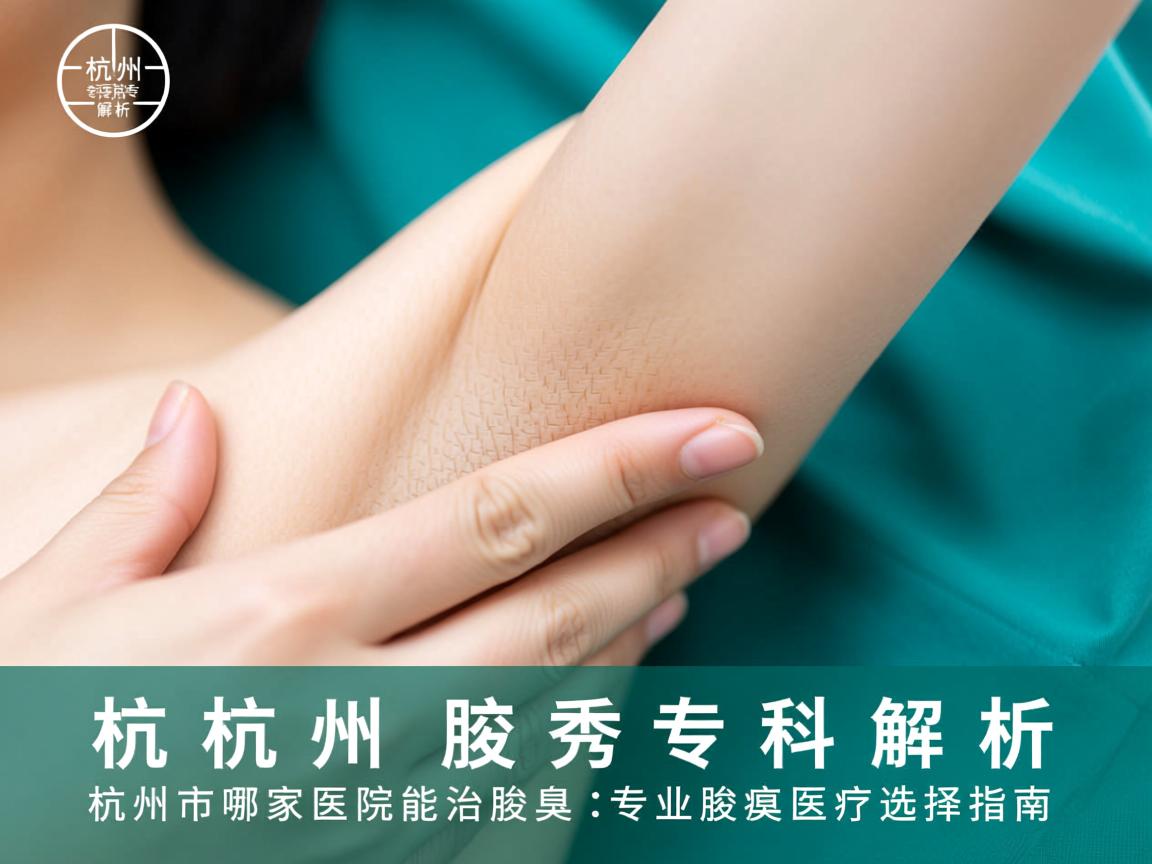 杭州腋秀专科解析，杭州市哪家医院能治腋臭，专业腋臭医疗选择指南