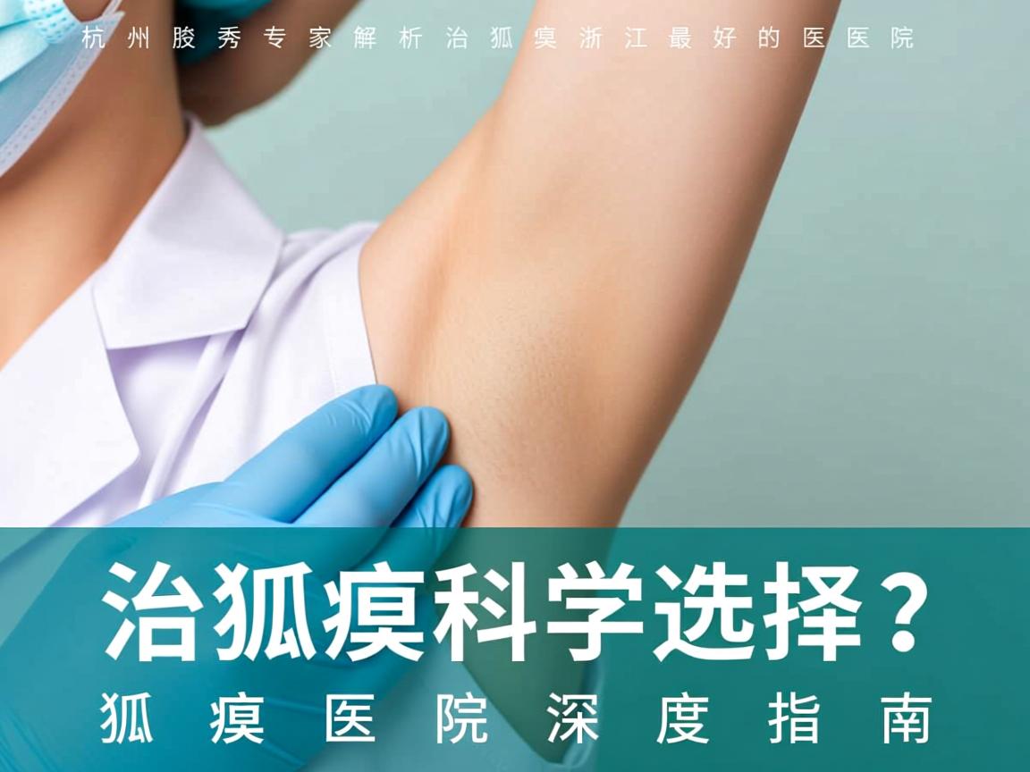 杭州腋秀专家解析，治狐臭浙江最好的医院该如何科学选择？治狐臭医院深度指南