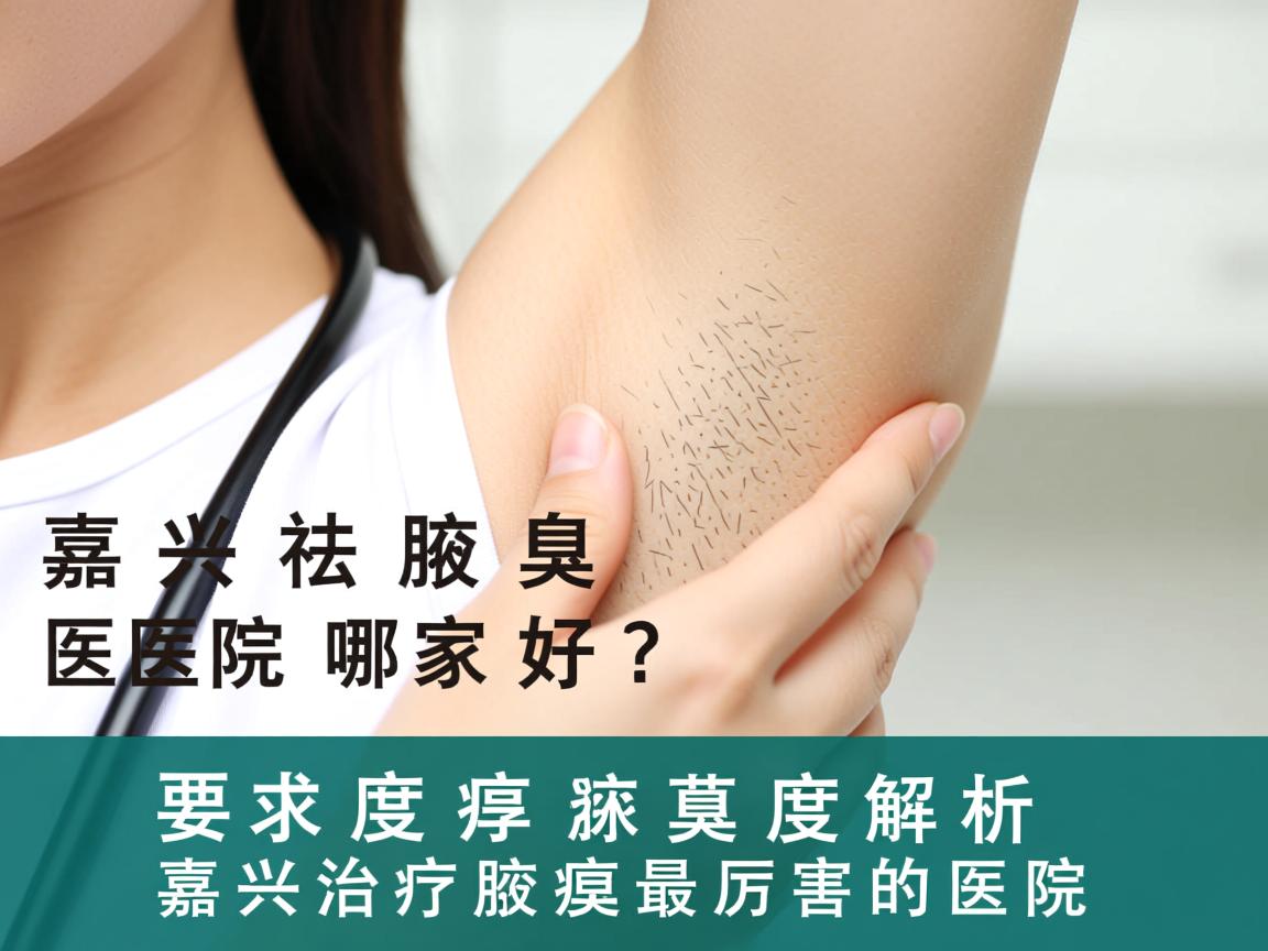 嘉兴祛腋臭医院哪家好？深度解析嘉兴治疗腋臭最厉害的医院
