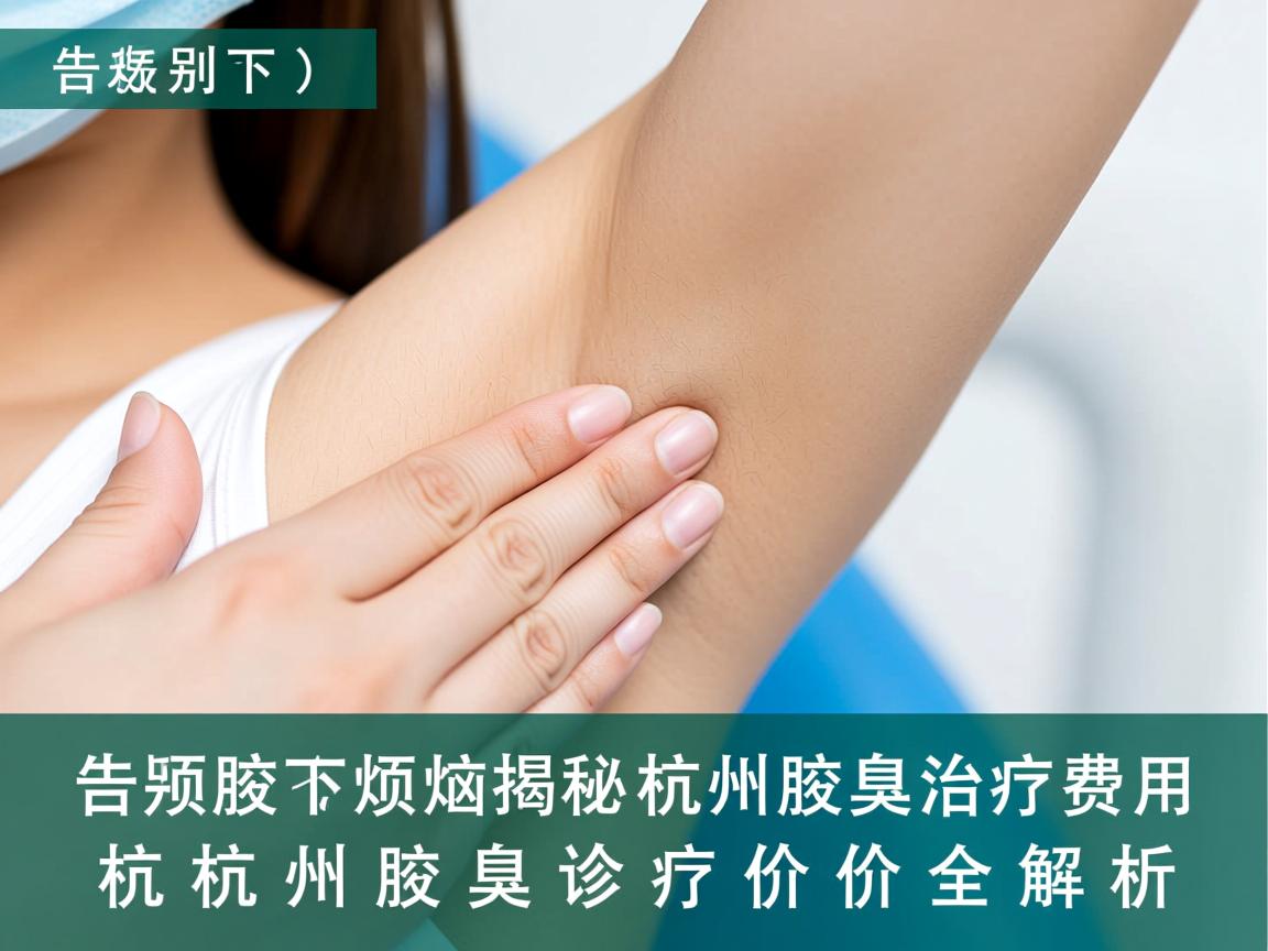 告别腋下烦恼，揭秘杭州腋臭治疗费用，杭州腋臭诊疗价格全解析
