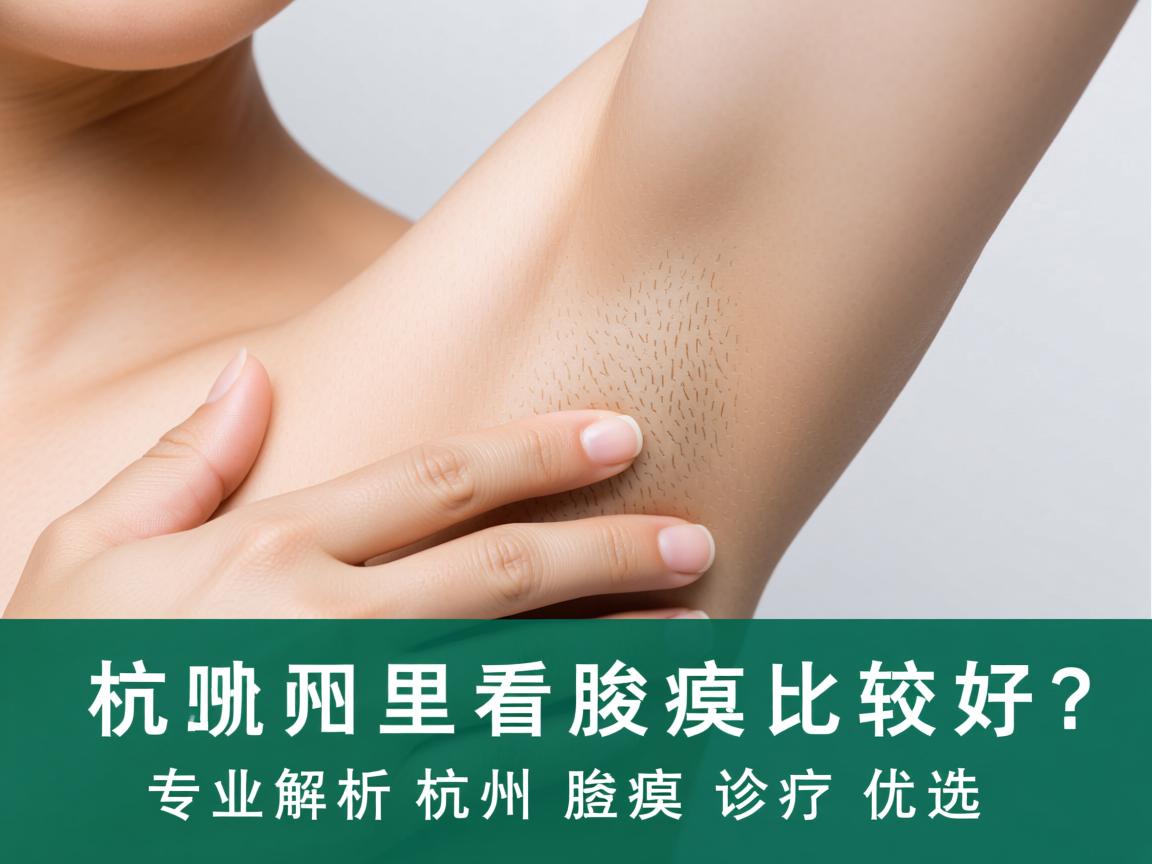 杭州哪里看腋臭比较好？专业解析杭州腋臭诊疗优选