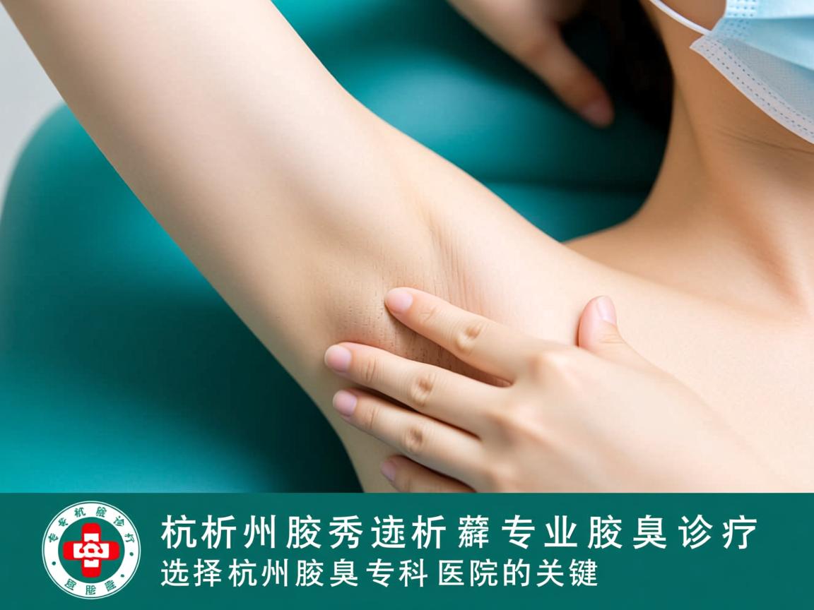 杭州腋秀解析，专业腋臭诊疗，选择杭州腋臭专科医院的关键