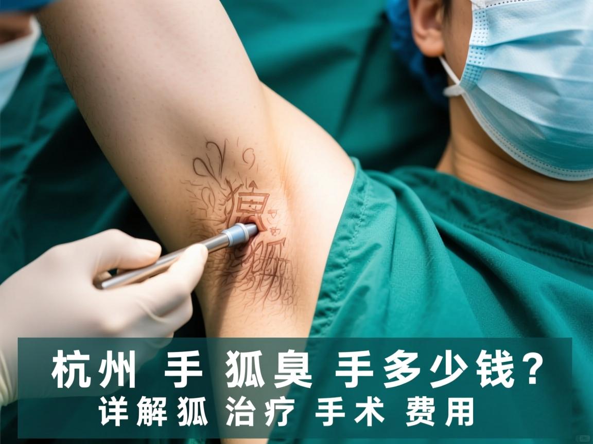 杭州狐臭手术多少钱？详解狐臭治疗手术费用