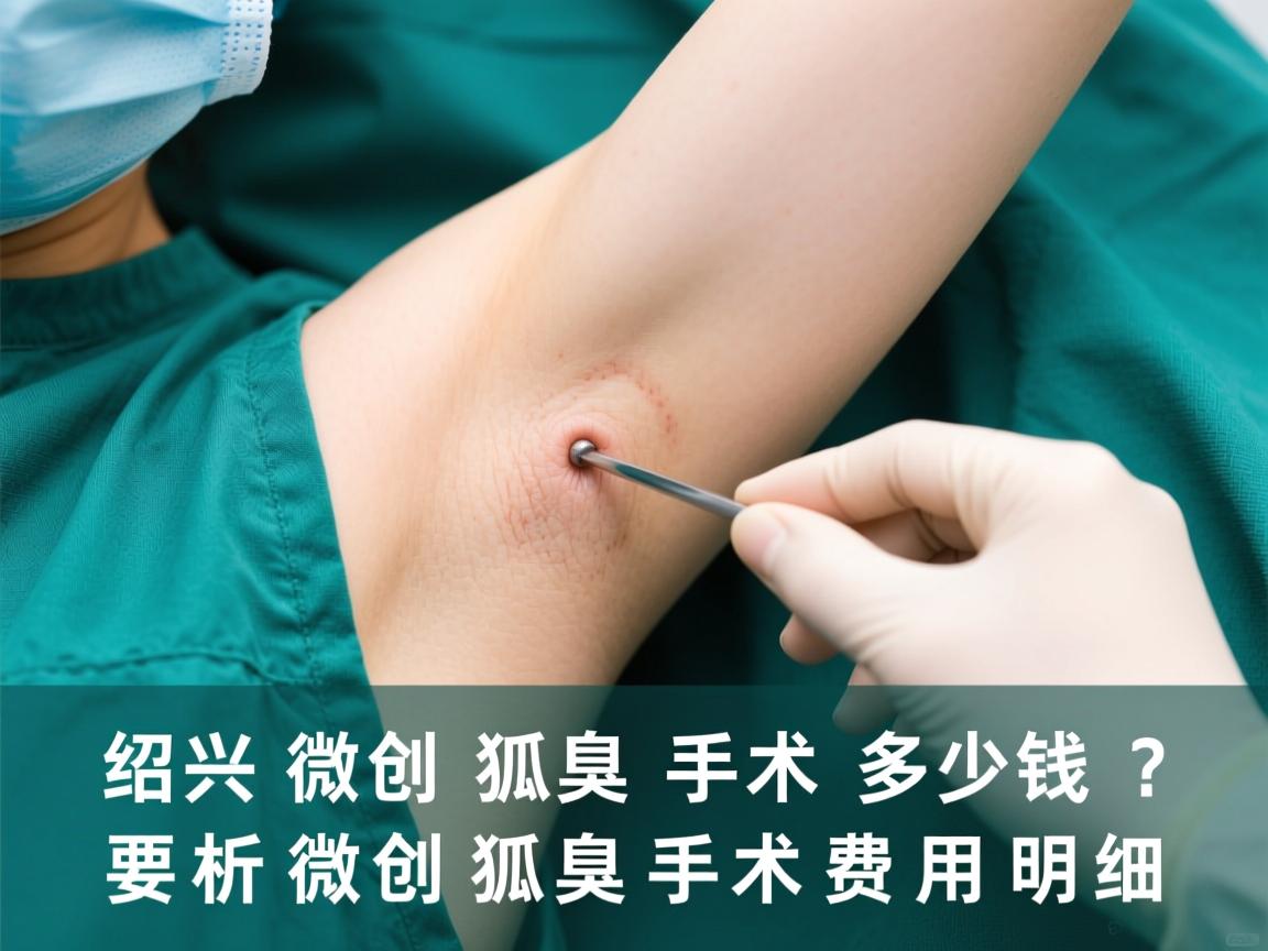 绍兴微创狐臭手术多少钱？解析微创狐臭手术费用明细