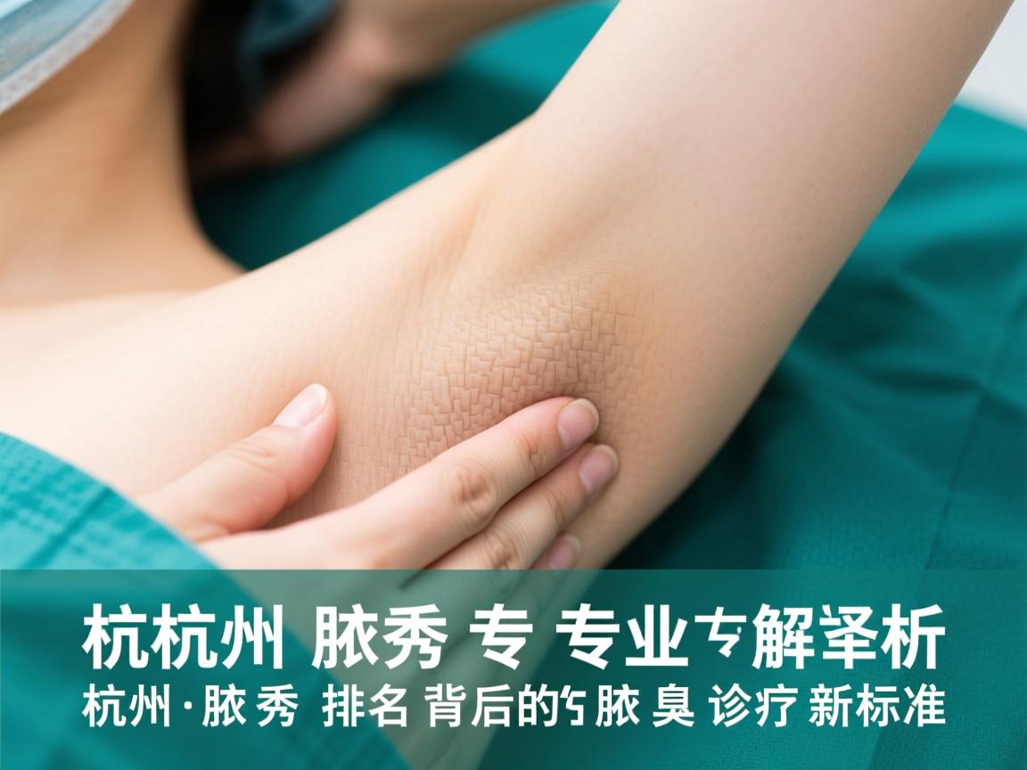 杭州腋秀专业解析，杭州腋秀排名背后的腋臭诊疗新标准