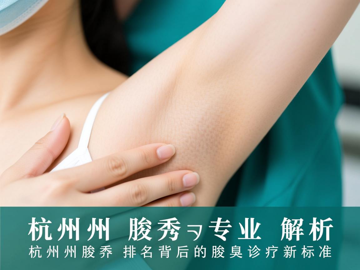 杭州腋秀专业解析，杭州腋秀排名背后的腋臭诊疗新标准