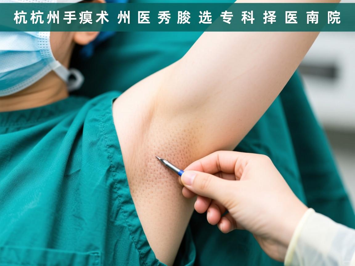 杭州腋臭手术医院选择指南，聚焦杭州腋秀专科医院