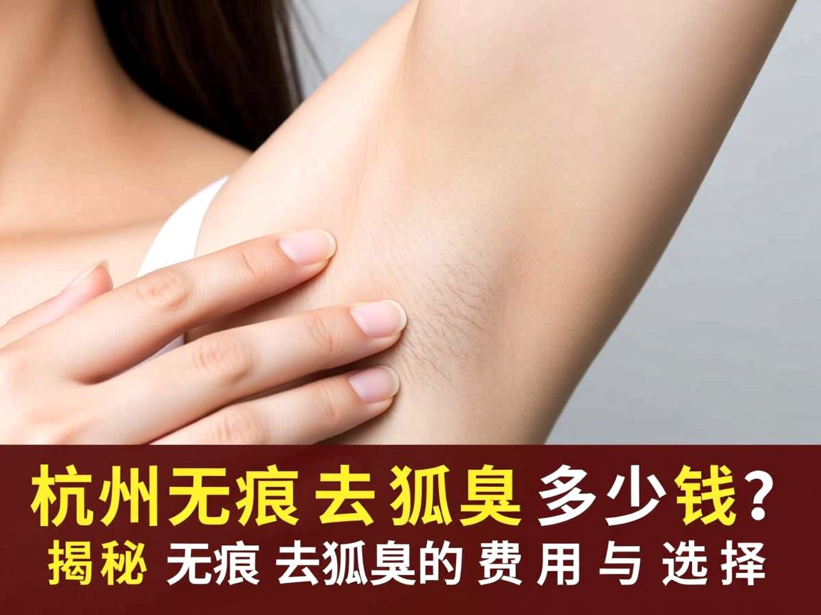 杭州无痕去狐臭多少钱？揭秘无痕去狐臭的费用与选择