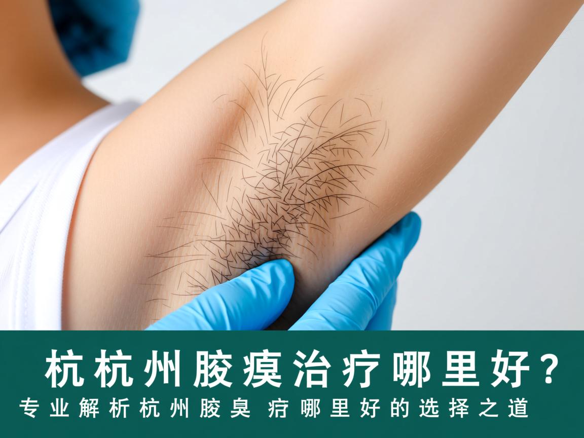 杭州腋臭治疗哪里好？专业解析杭州腋臭治疗哪里好的选择之道