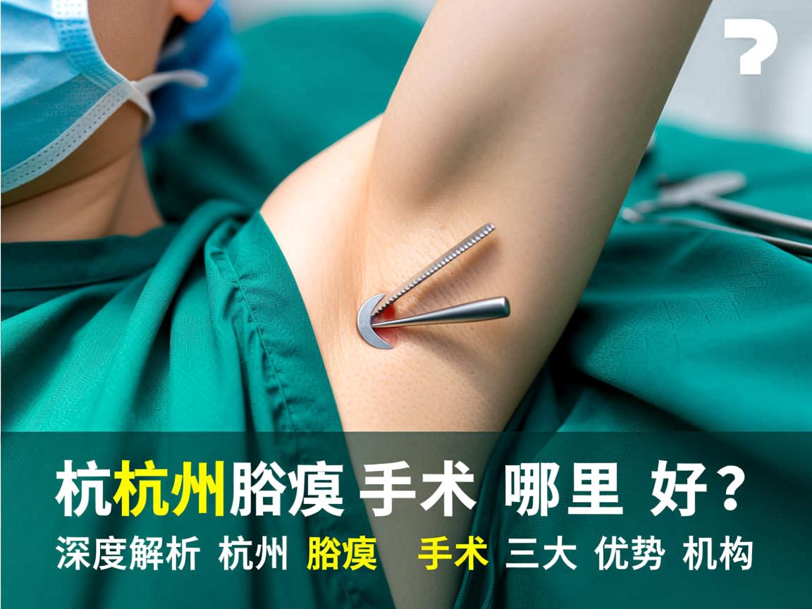 杭州腋臭手术哪里好？深度解析杭州腋臭手术三大优势机构