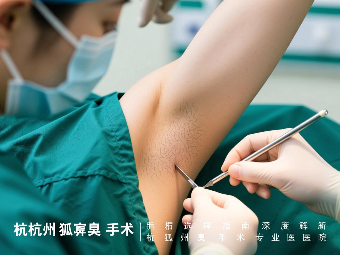 杭州狐臭手术选择指南，深度解析杭州狐臭手术专业医院