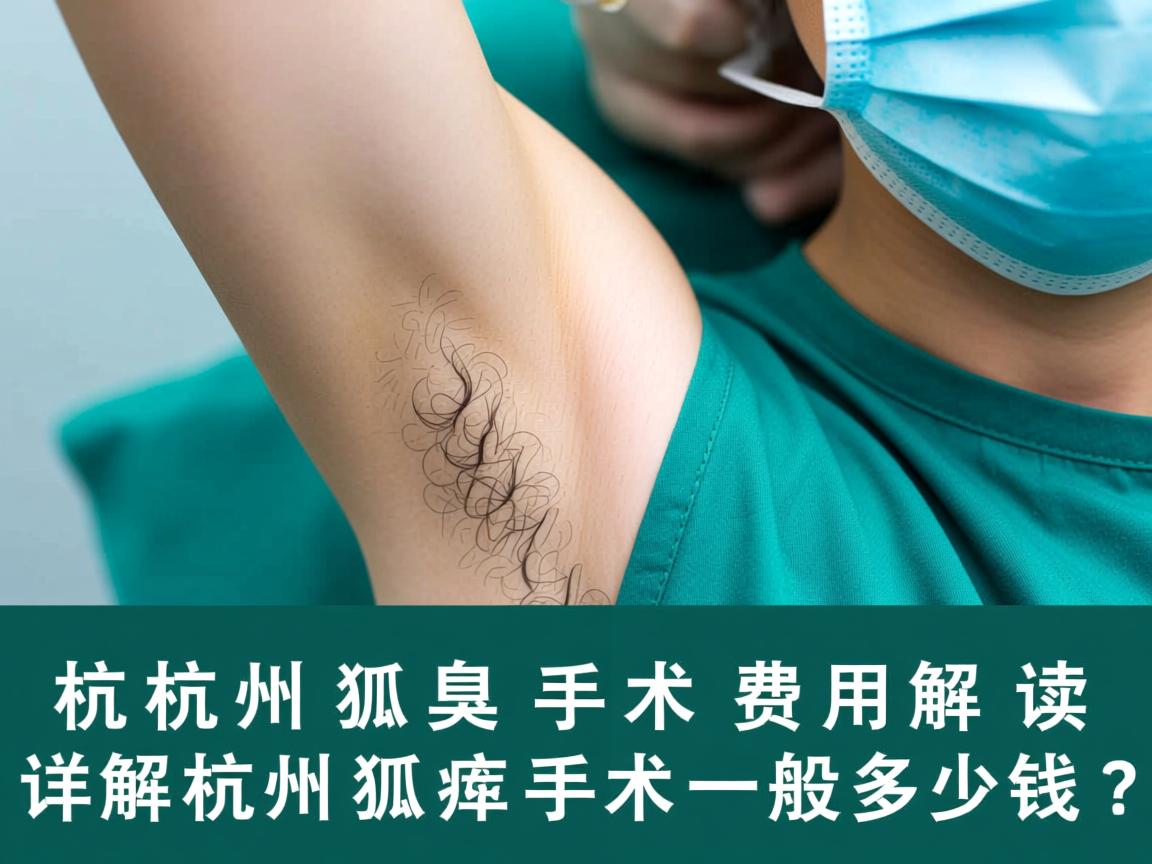 杭州狐臭手术费用解读，详解杭州狐臭手术一般多少钱