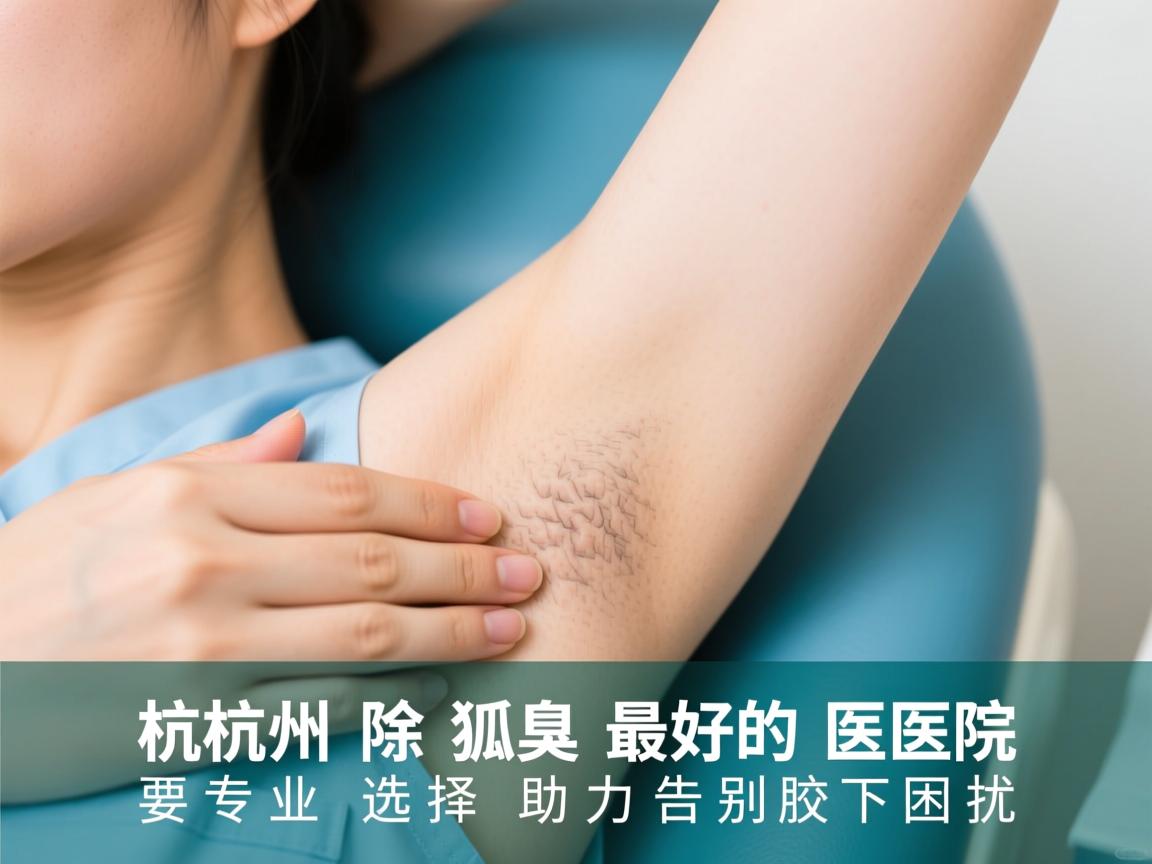 杭州除狐臭最好的医院，专业选择助力告别腋下困扰