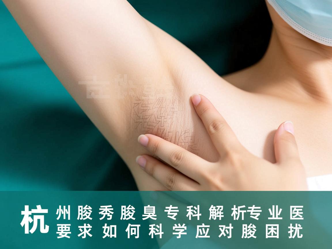 杭州腋秀腋臭专科解析，专业医疗如何科学应对腋臭困扰