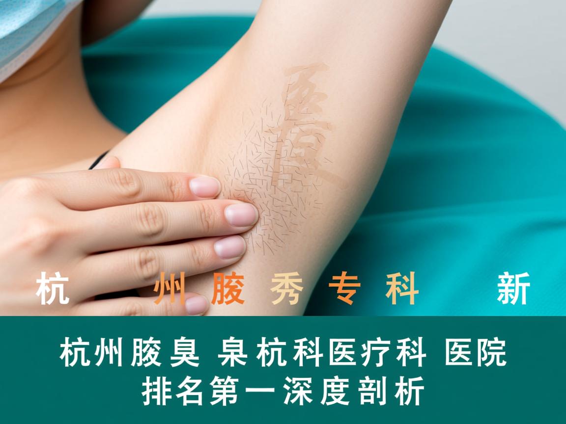 杭州腋秀专科解析，杭州腋臭专科医院排名第一的深度剖析