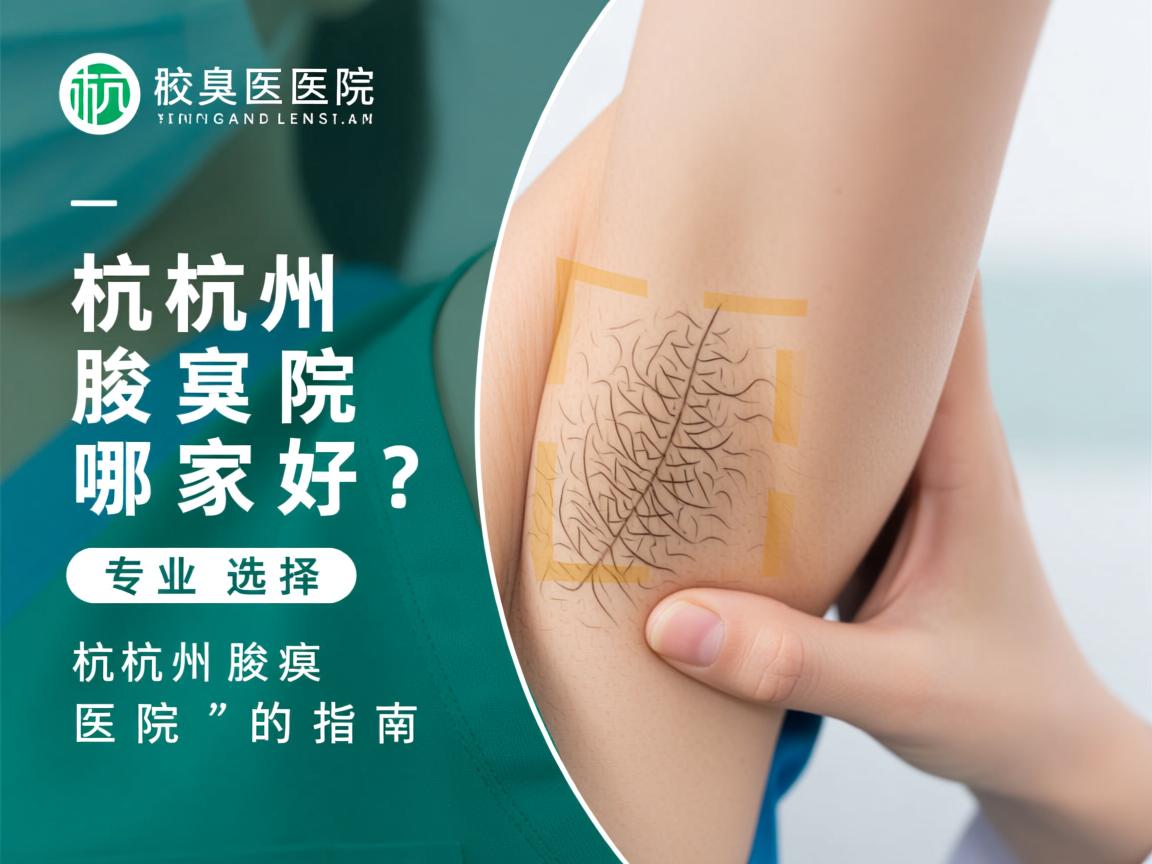 杭州腋臭医院哪家好？专业选择杭州腋臭医院的指南