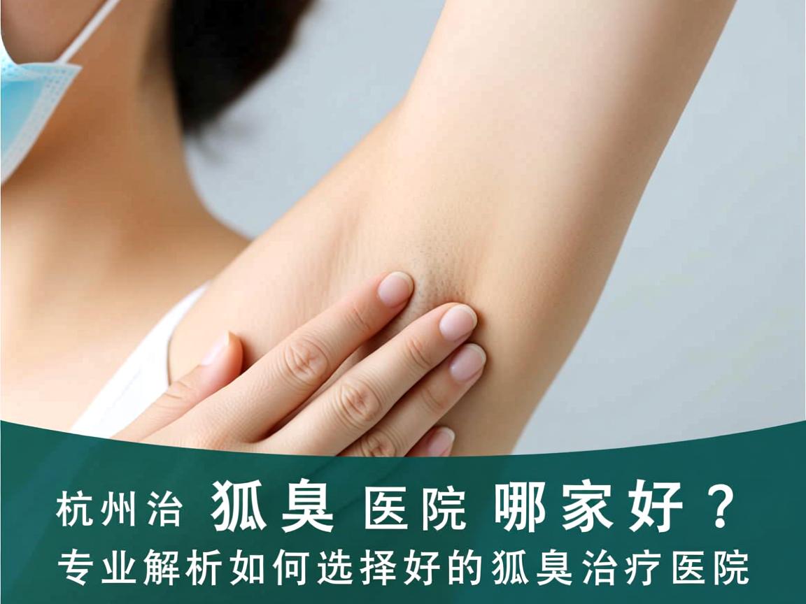 杭州治狐臭医院哪家好？专业解析如何选择好的狐臭治疗医院