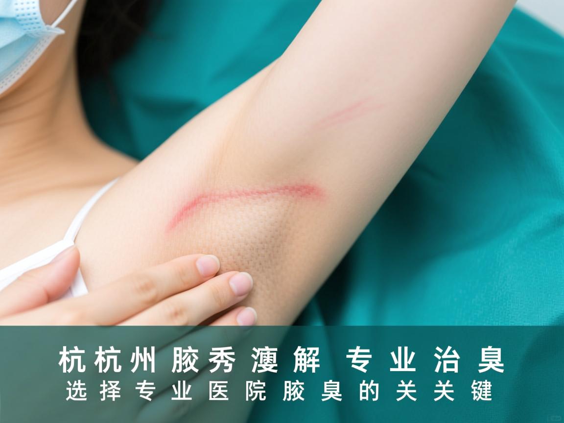 杭州腋秀解析，专业治腋臭，选择专业医院治腋臭的关键