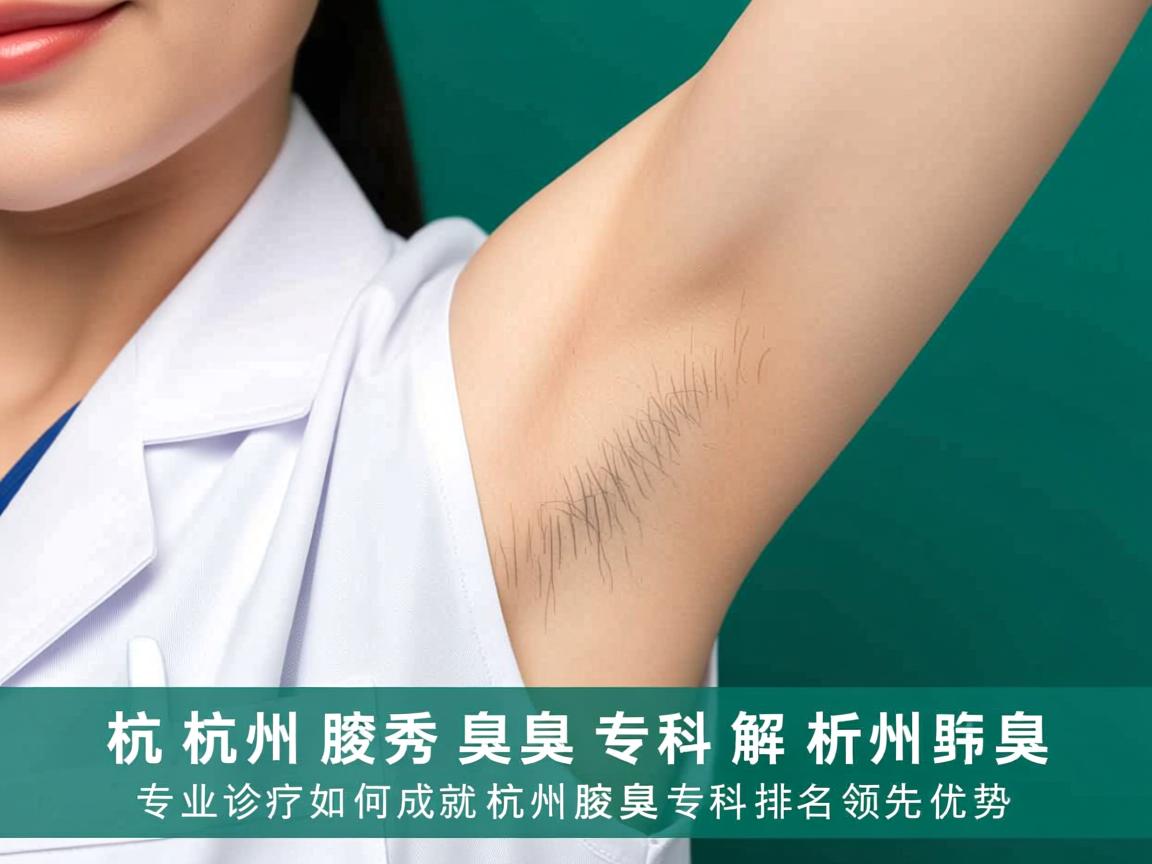 杭州腋秀腋臭专科解析，专业诊疗如何成就杭州腋臭专科排名领先优势