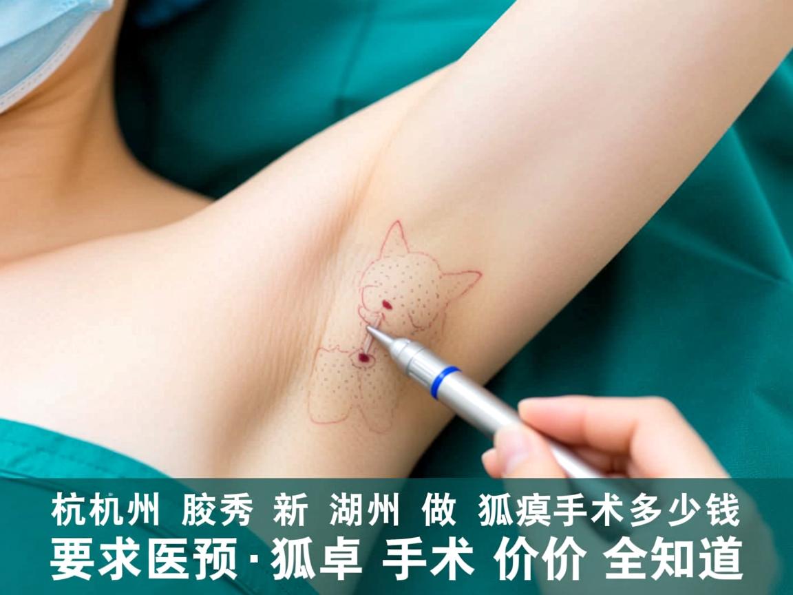 杭州腋秀解析，湖州做狐臭手术多少钱，狐臭手术价格全知道