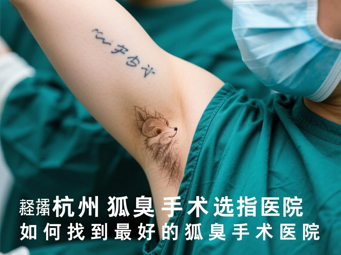 杭州狐臭手术医院选择指南，如何找到最好的狐臭手术医院