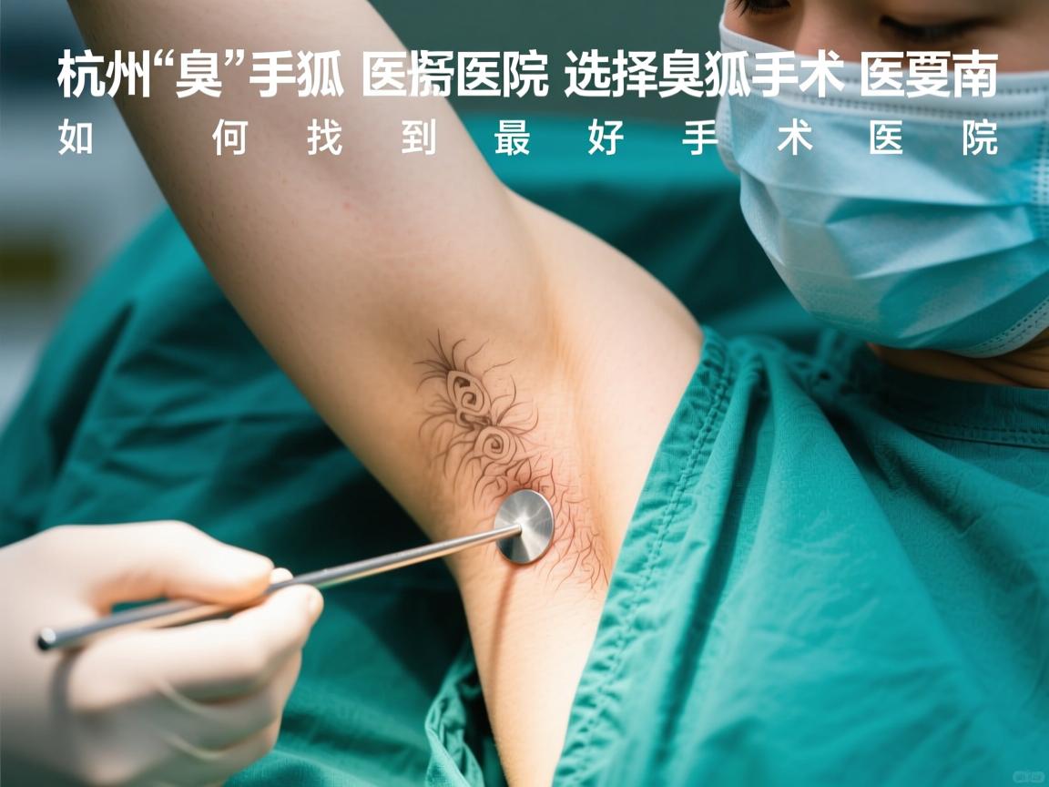 杭州狐臭手术医院选择指南，如何找到最好的狐臭手术医院