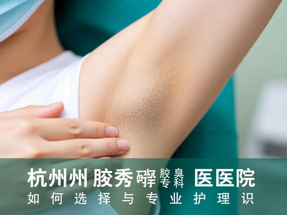 杭州腋秀解析，杭州腋臭专科医院如何选择与专业护理知识