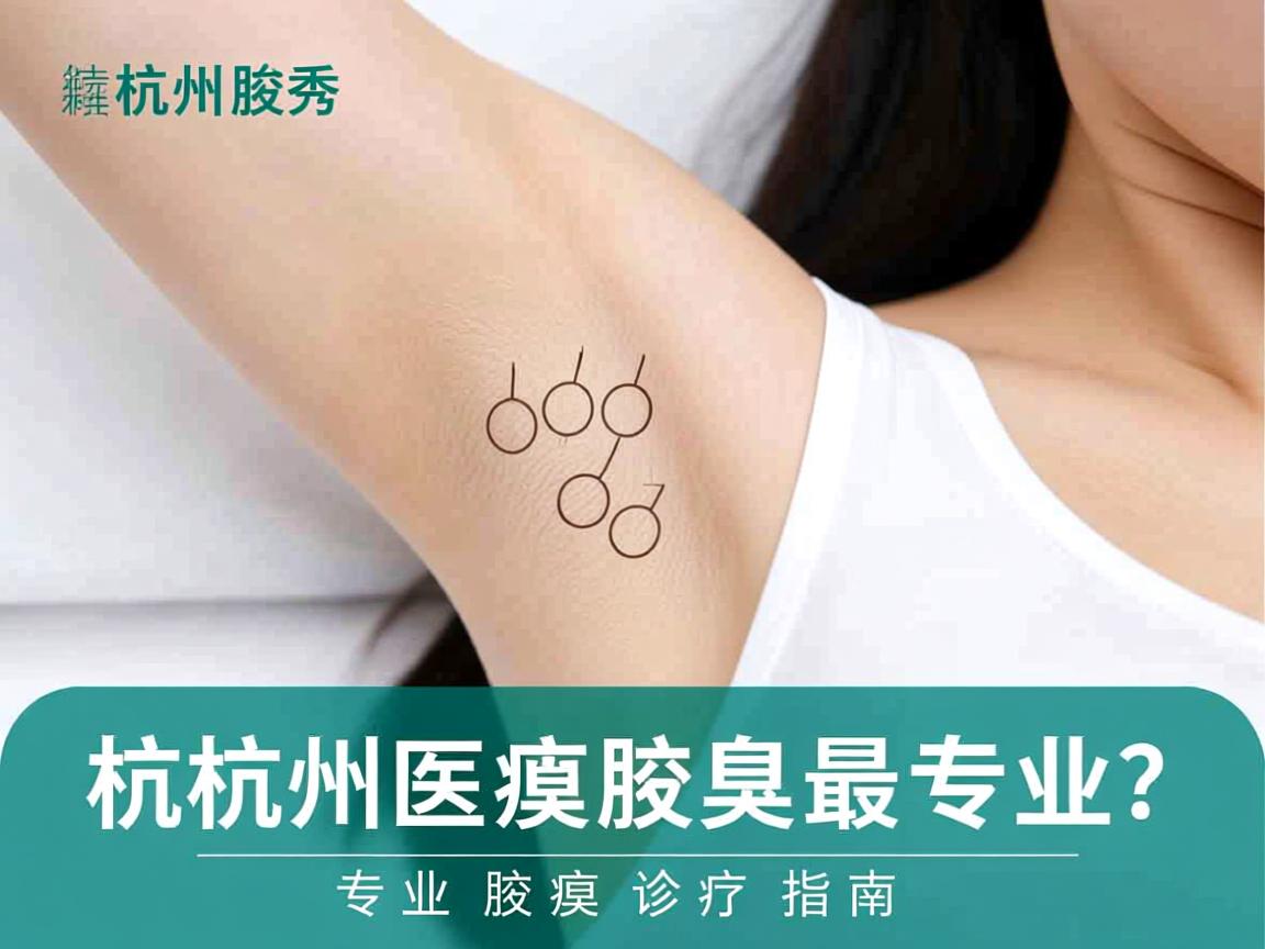 杭州腋秀解析，杭州哪家医院看腋臭最专业？专业腋臭诊疗指南