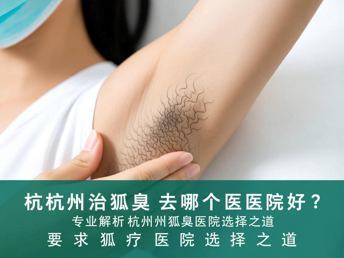 杭州治狐臭去哪个医院好？专业解析杭州狐臭医院选择之道