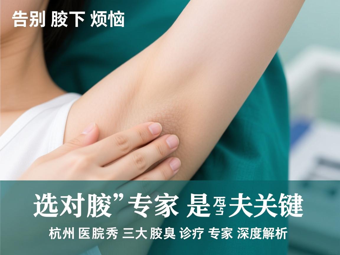 告别腋下烦恼,选对专家是关键,杭州腋秀医院三大腋臭诊疗专家深度解析 告别腋下烦恼,选对专家是关键,杭州腋秀医院三大腋臭诊疗专家深度解析