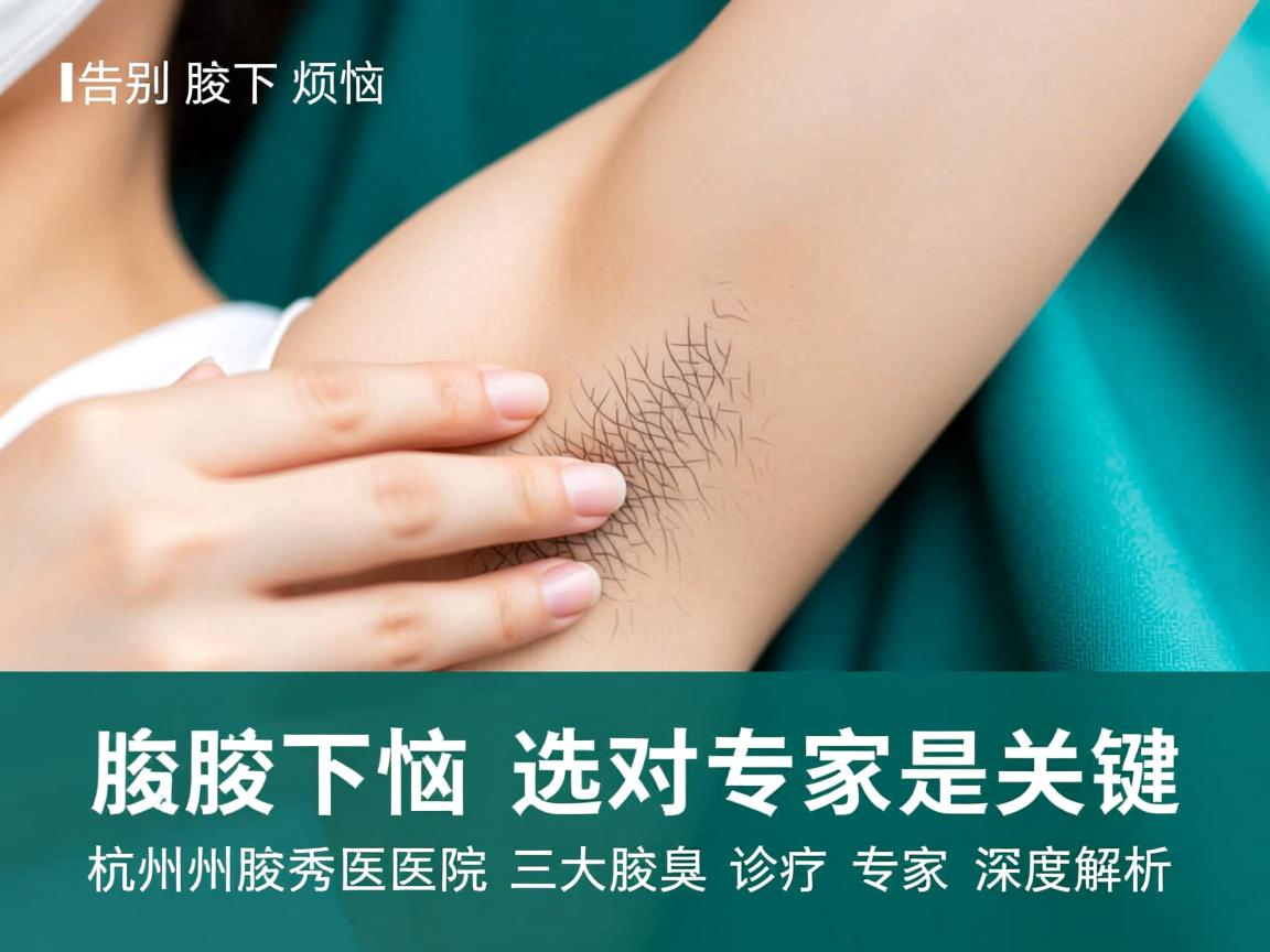 告别腋下烦恼,选对专家是关键,杭州腋秀医院三大腋臭诊疗专家深度解析 告别腋下烦恼,选对专家是关键,杭州腋秀医院三大腋臭诊疗专家深度解析