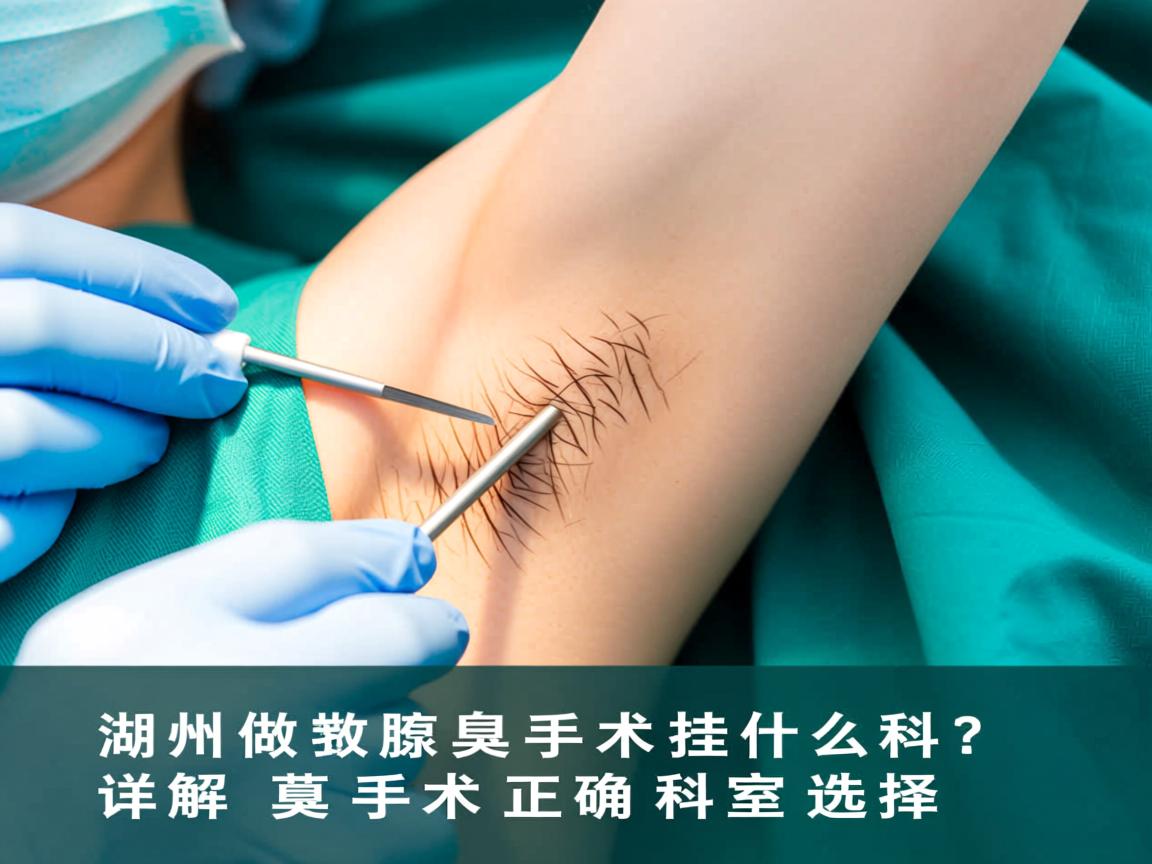 在湖州做腋臭手术挂什么科？详解腋臭手术的正确科室选择