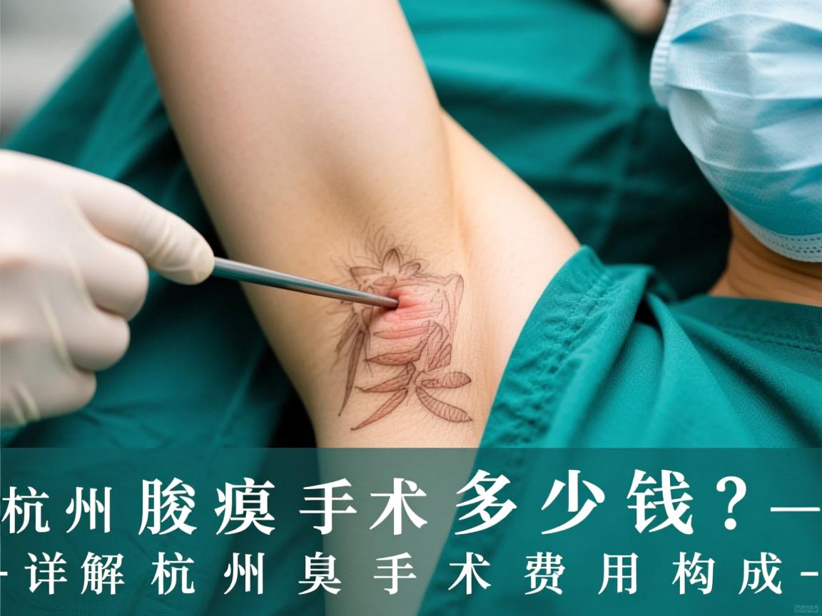杭州腋臭手术多少钱？详解杭州腋臭手术费用构成
