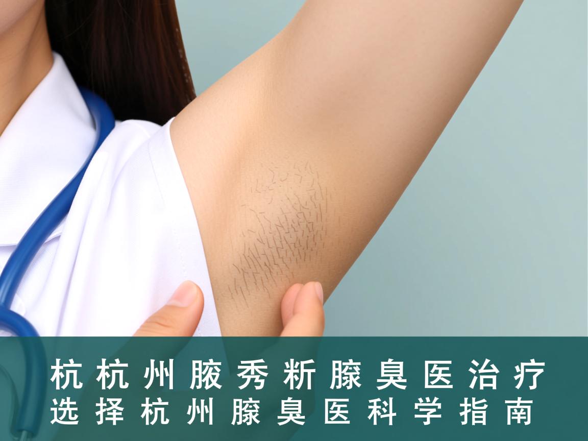 杭州腋秀解析腋臭治疗，选择杭州腋臭医院的科学指南