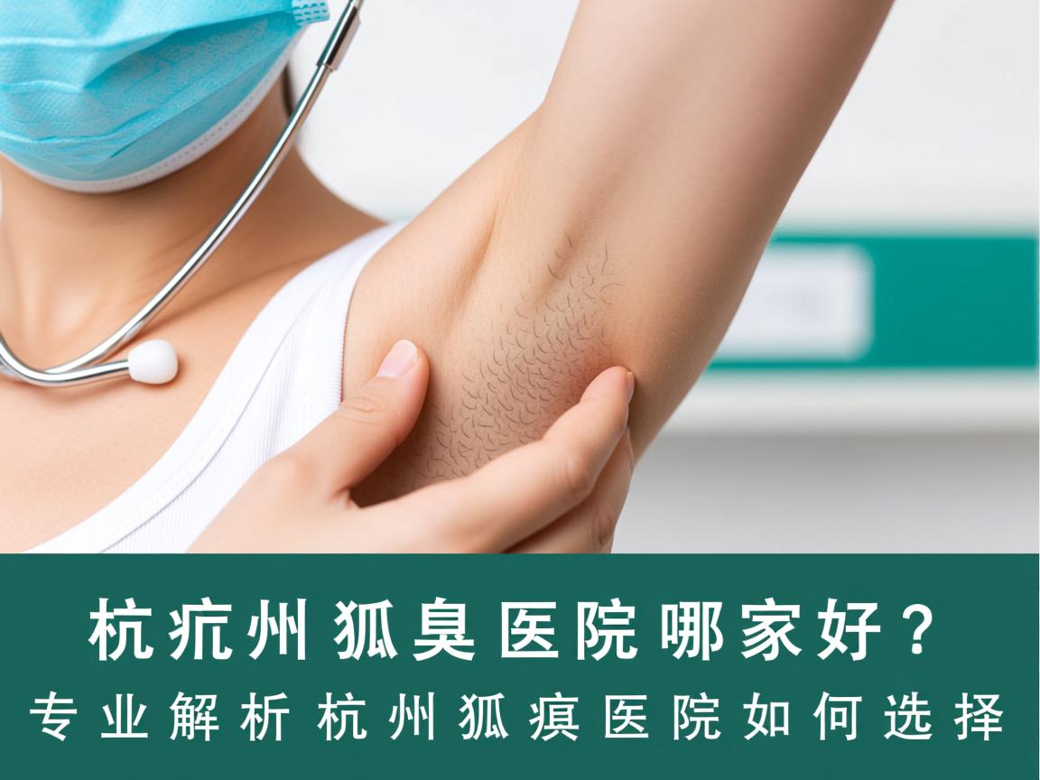 杭州狐臭医院哪家好？专业解析杭州狐臭医院如何选择