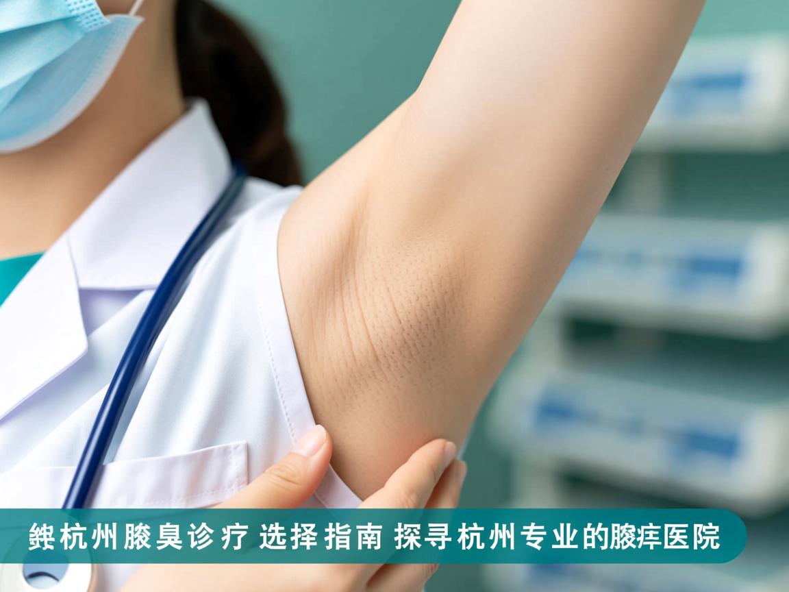杭州腋臭诊疗选择指南，探寻杭州专业的腋臭医院