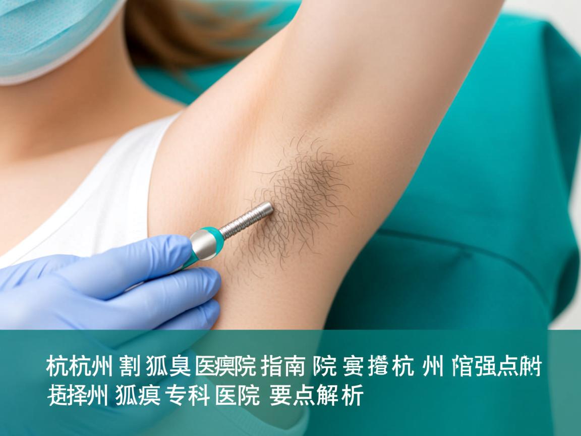 杭州割狐臭医院指南，选择杭州狐臭专科医院的要点解析